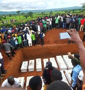 Aug. 1 funeral held for Christians killed in Naridon village, Kauru County, Kaduna state, Nigeria on July 26, 2026. (Catholic Diocese of Kafanchan)